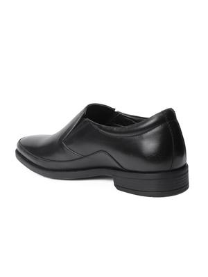 black leather slipons - 16135068 - Standard Image - 3