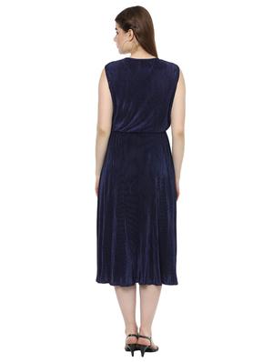 accordion pleat a-line dress - 16135862 - Standard Image - 3