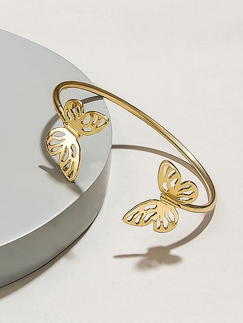 gold cuffs bracelet - 16136711 - Very Small Image - 1