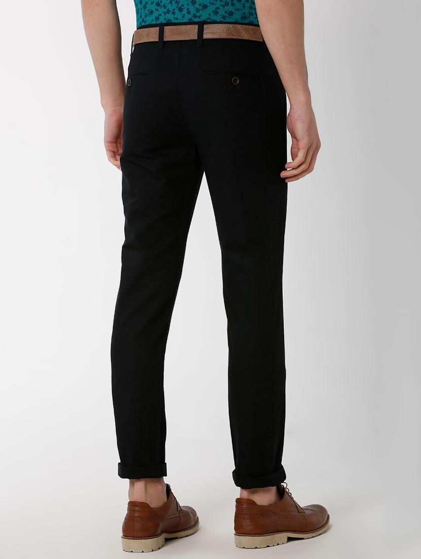 black solid chinos - 16137409 - Zoom Image - 3