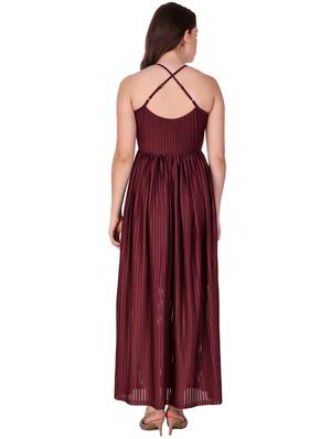 striped button up maxi dress - 16137584 - Standard Image - 3