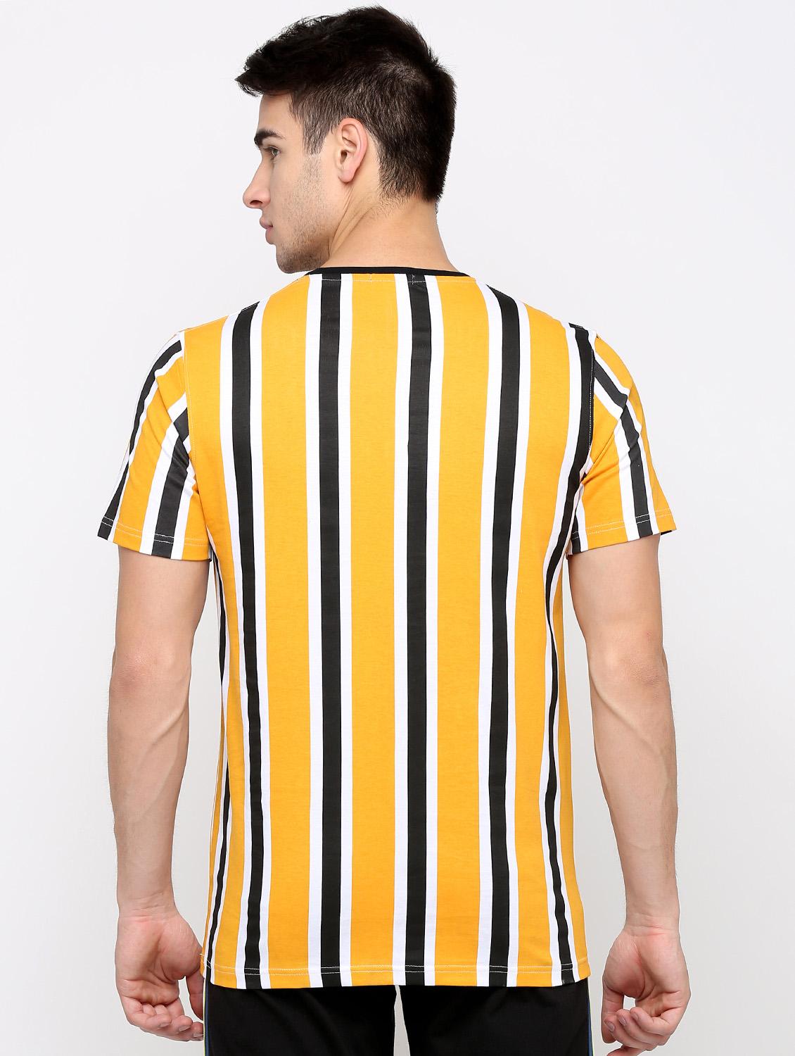 yellow striped t-shirt - 16139249 - Zoom Image - 3