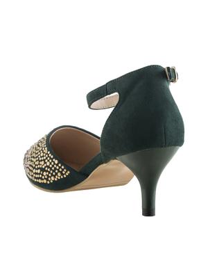 green closed back sandals - 16139737 - Standard Image - 3