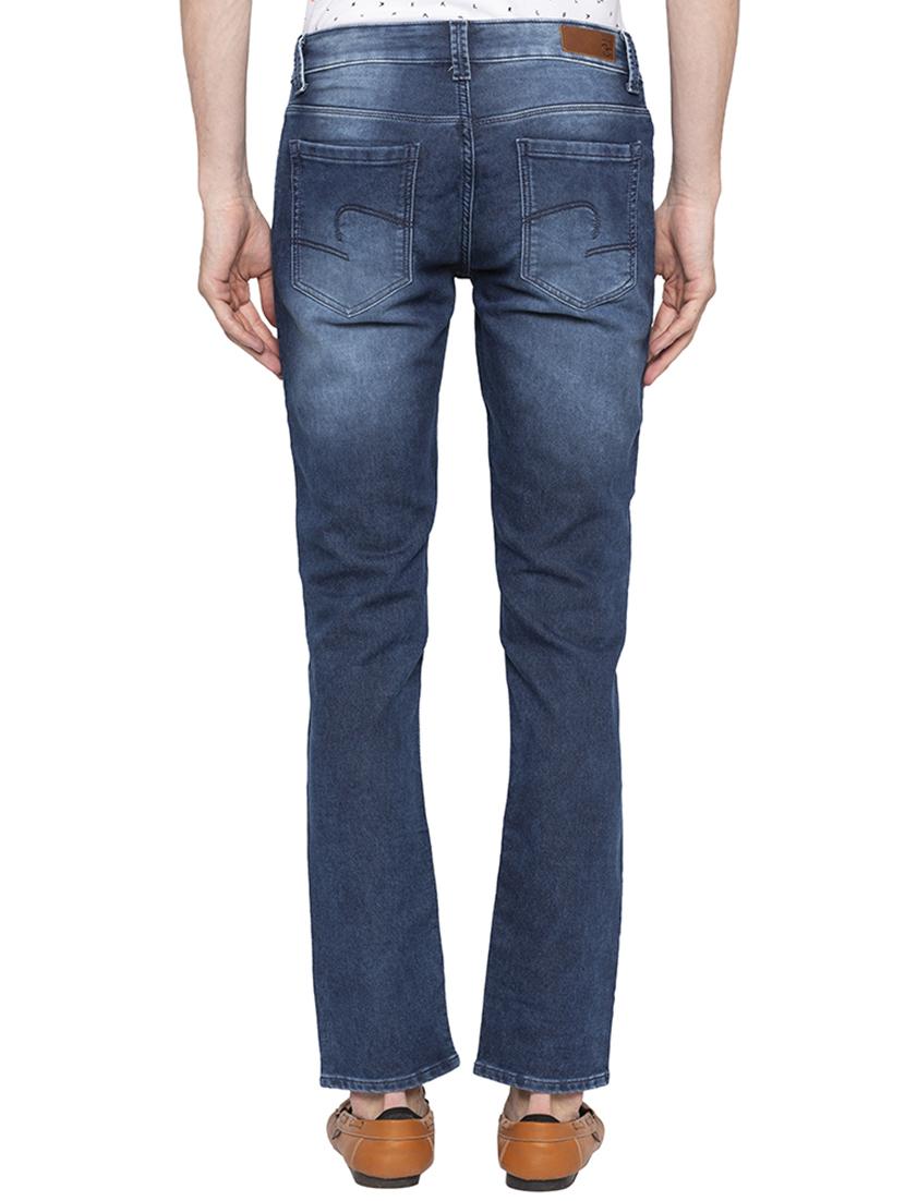 blue heavy washed jeans - 16140309 - Zoom Image - 3