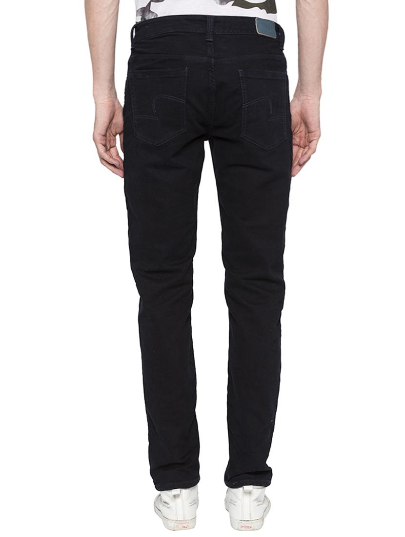 blue cotton plain jeans - 16140312 - Zoom Image - 3