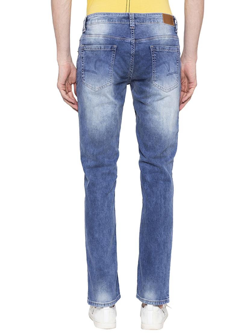 blue heavy washed jeans - 16140315 - Zoom Image - 3