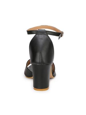 black ankle strap sandals - 16140560 - Standard Image - 3