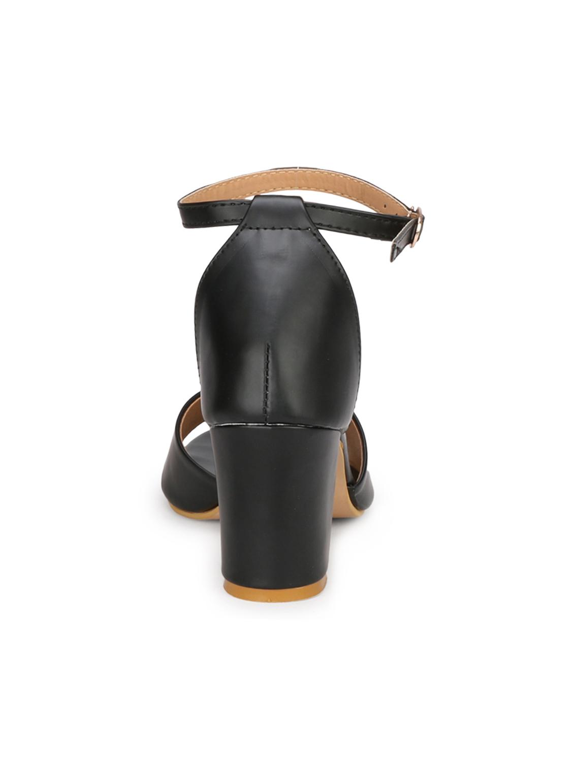 black ankle strap sandals - 16140560 - Zoom Image - 3