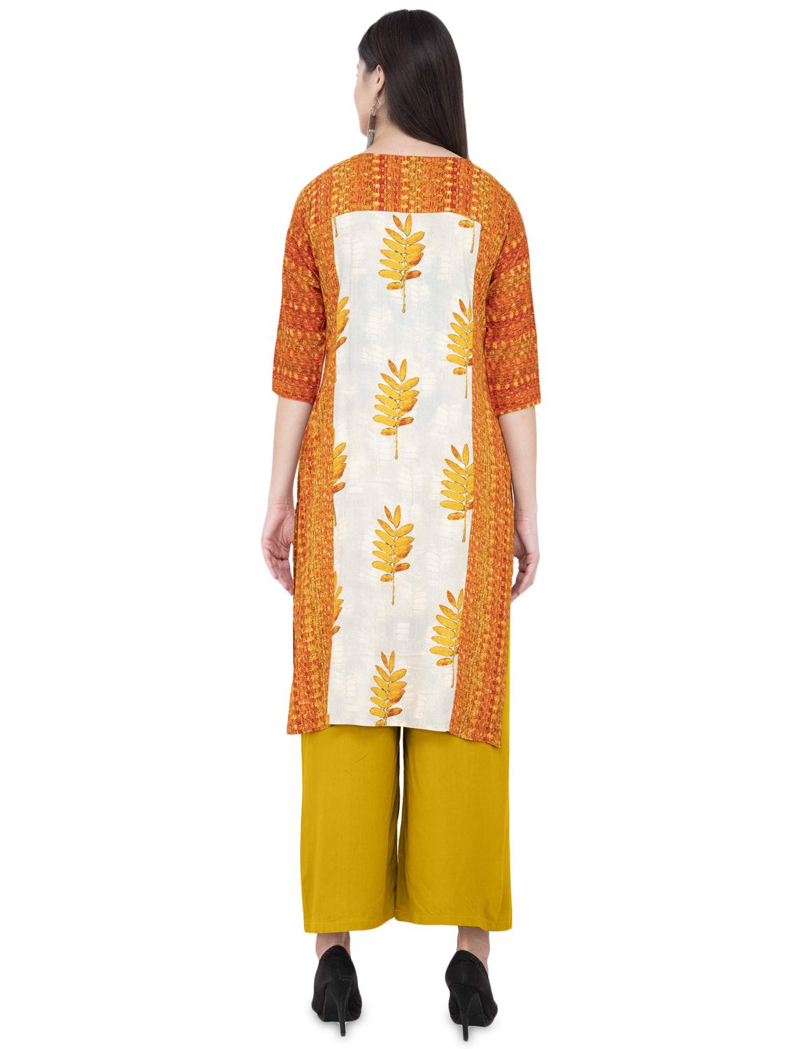 Printed straight kurta - 16140600 - Zoom Image - 3