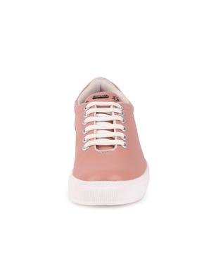 pink lace-up sneakers - 16140865 - Standard Image - 3