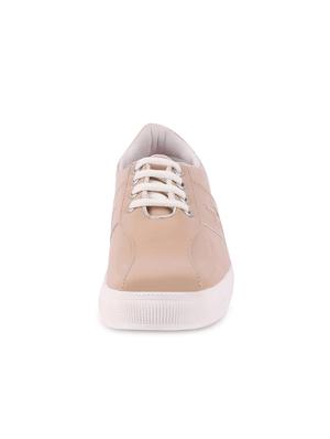 nude lace-up sneakers - 16140882 - Standard Image - 3