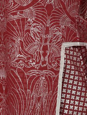 foil printed layered kurta - 16141897 - Standard Image - 6