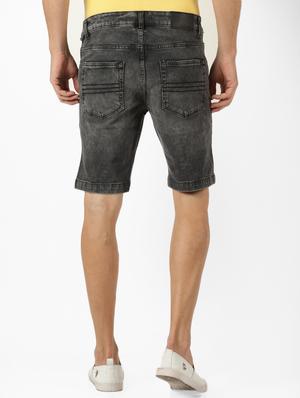 black denim shorts - 16142258 - Standard Image - 3
