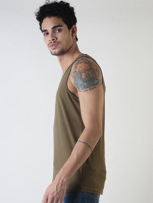 green plain vest - 16142331 - Standard Image - 3