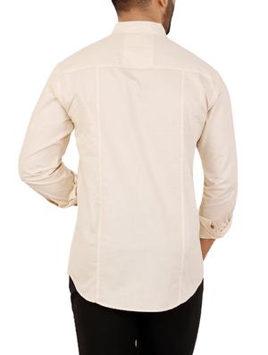 pink solid casual shirt - 16142517 - Standard Image - 3
