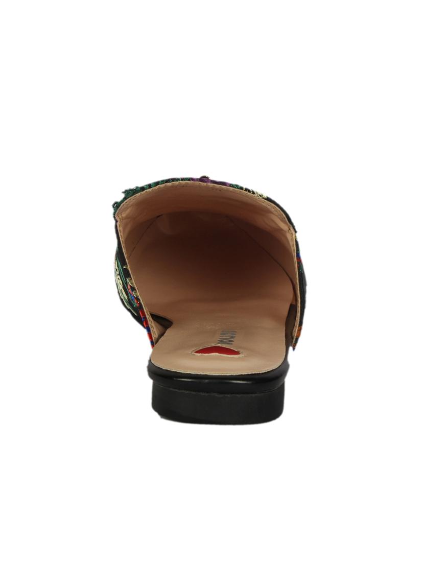 black slip on mules - 16157720 - Zoom Image - 3