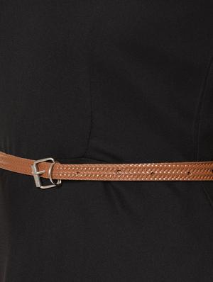 cami neck belted flared dress - 16157851 - Standard Image - 6
