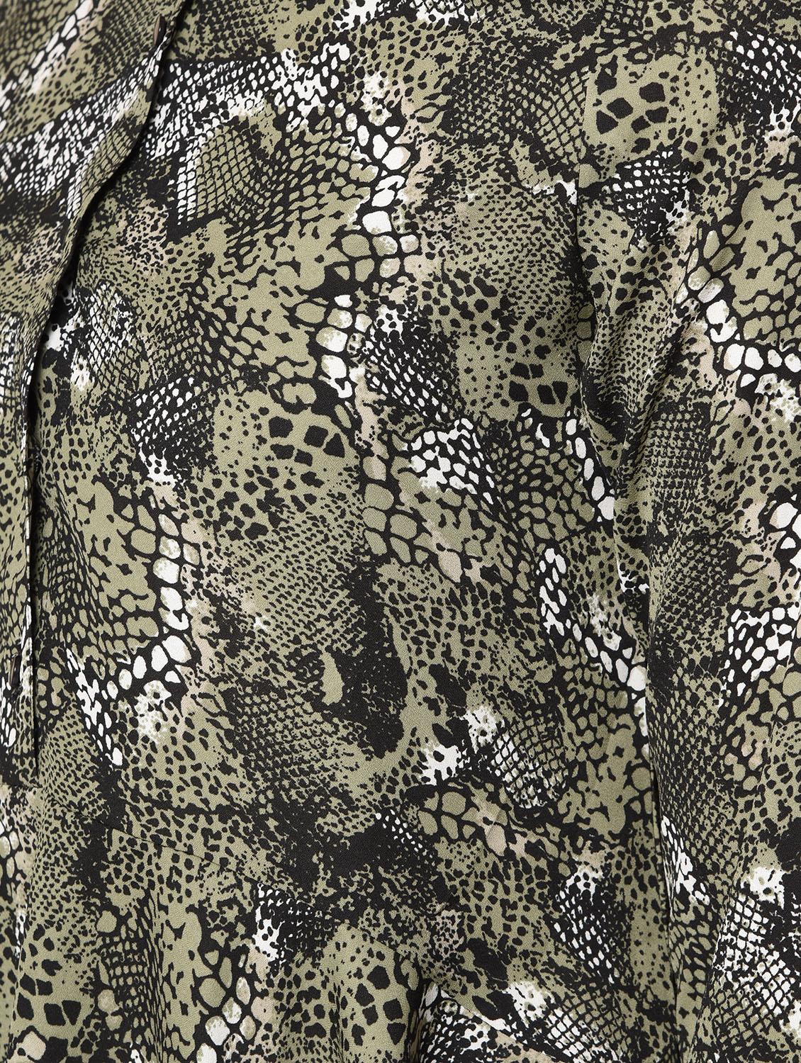 snake print ruffle top - 16157860 - Zoom Image - 6