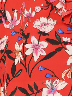 key hole neck floral top - 16157861 - Standard Image - 6