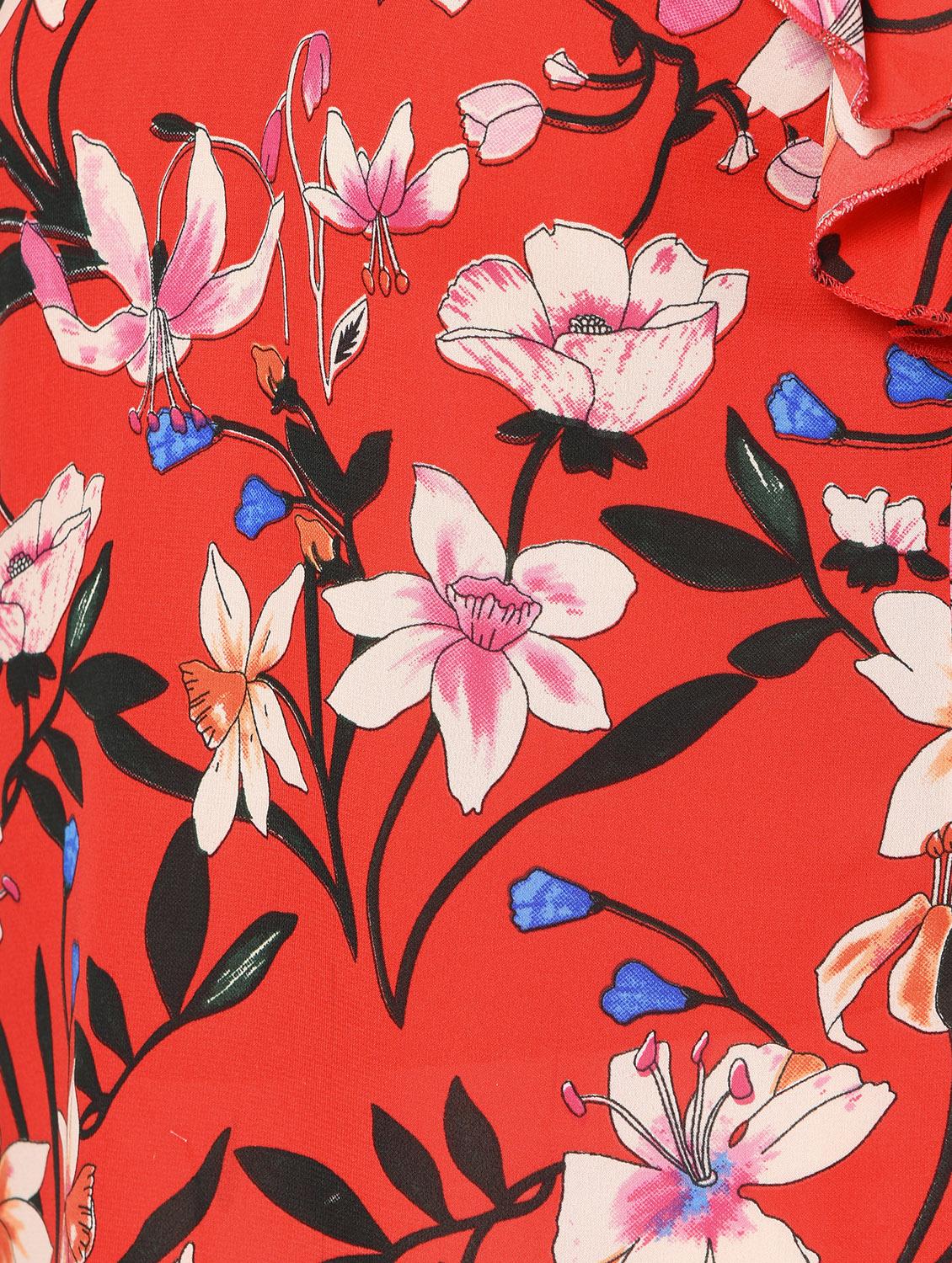 key hole neck floral top - 16157861 - Zoom Image - 6