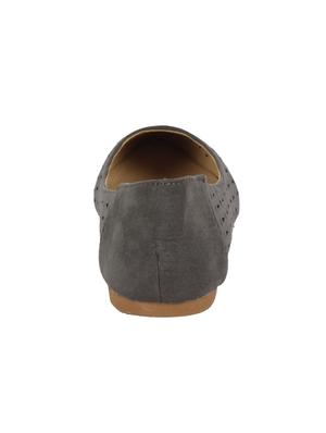 grey slip on ballerinas - 16157956 - Standard Image - 3