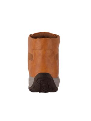 tan leatherette low ankle boots - 16158091 - Standard Image - 3