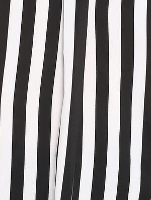 curved hem pleat detail striped top - 16159228 - Standard Image - 6