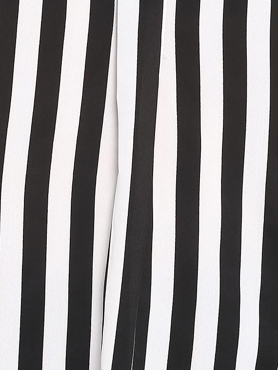 curved hem pleat detail striped top - 16159228 - Zoom Image - 6