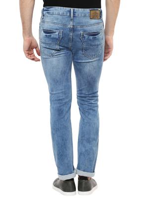 blue light washed jeans - 16165054 - Standard Image - 3