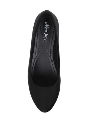 black slip on pumps - 16165245 - Standard Image - 3
