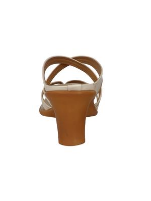 nude slip on sandals - 16165254 - Standard Image - 3