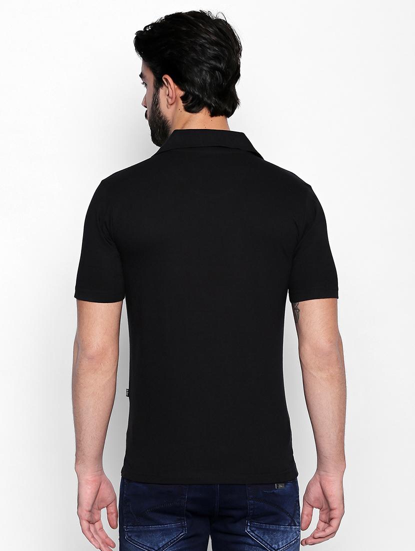 black solid tshirt - 16166216 - Zoom Image - 3