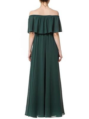 off shoulder ruffled maxi dress - 16167791 - Standard Image - 3