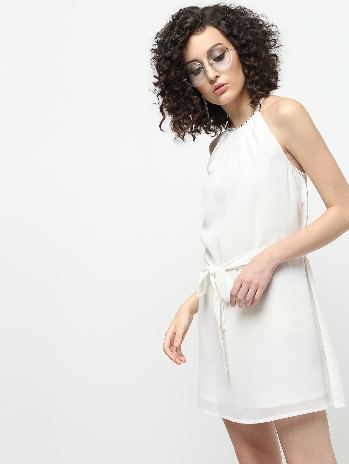 tie knot a-line dress - 16167811 - Zoom Image - 3