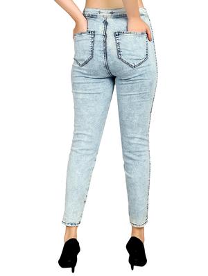 high rise acid washed jeans - 16168711 - Standard Image - 3