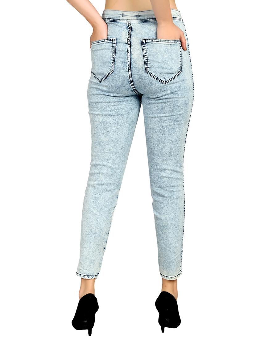 high rise acid washed jeans - 16168711 - Zoom Image - 3