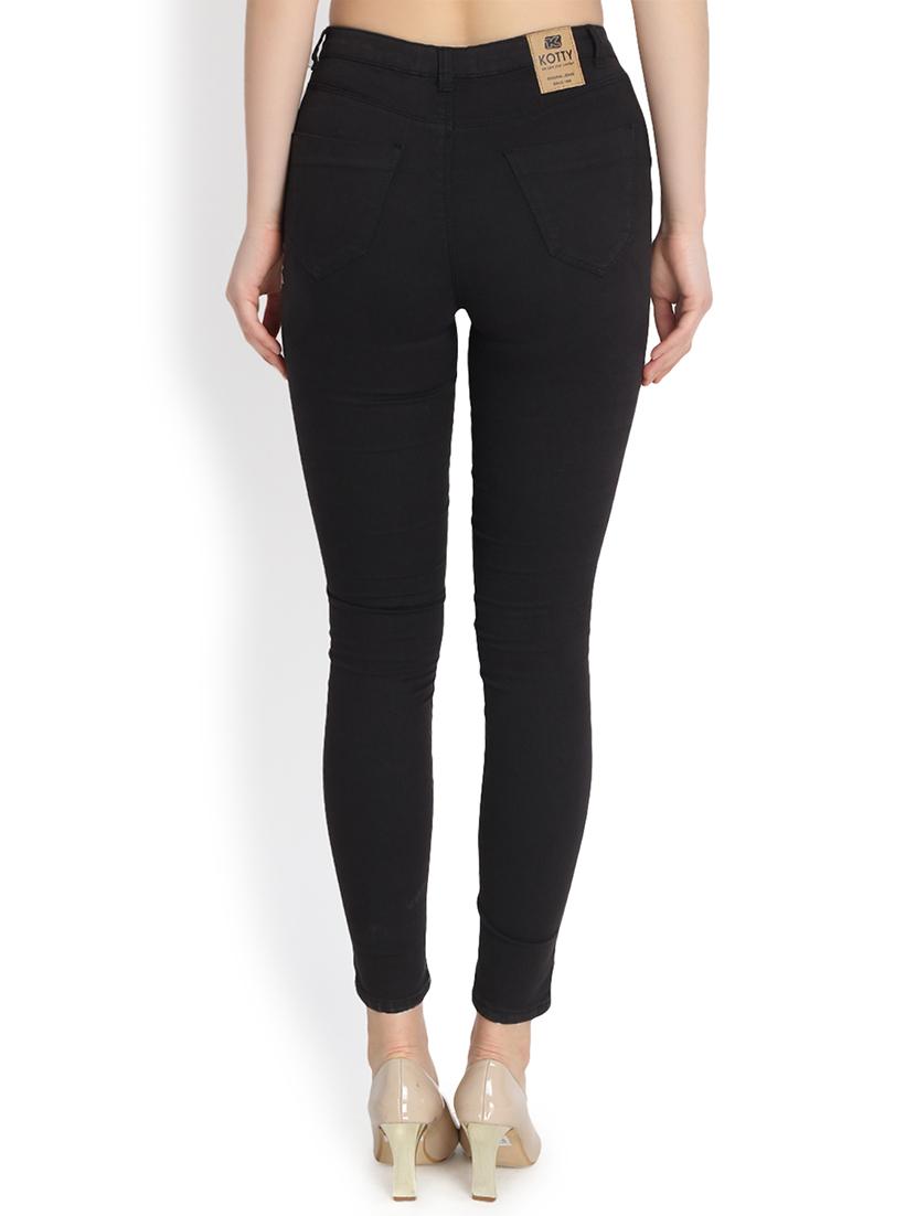 high rise embroidered jeans - 16168791 - Zoom Image - 3