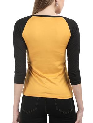raglan sleeved color block tee - 16168855 - Standard Image - 3