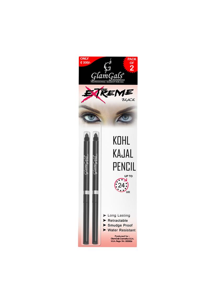 Glamgals Kohl Kajal Pencil.Pack of 2 - 16168878 - Zoom Image - 3