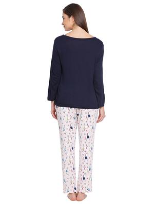 graphic print nightwear set - 16170002 - Standard Image - 3