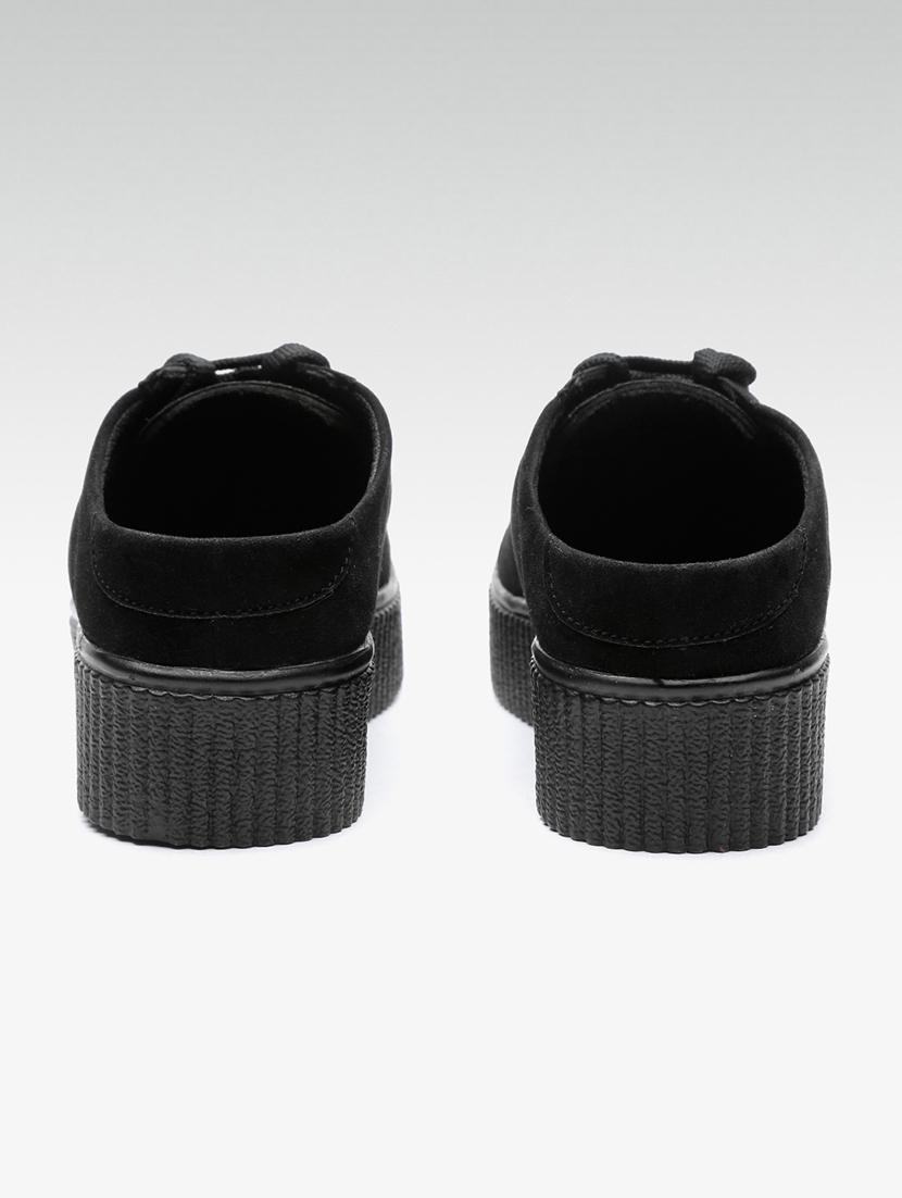 black lace-up sneakers - 16170244 - Zoom Image - 3