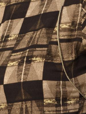 Geometric Printed Asymmetric Kurta with Cowl Pants Set - 16170414 - Standard Image - 6