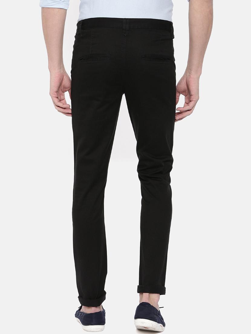 black solid chinos - 16170614 - Zoom Image - 3