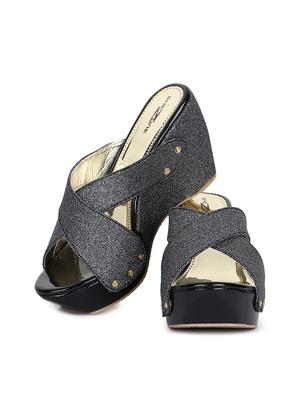 black platforms wedges - 16171060 - Standard Image - 3