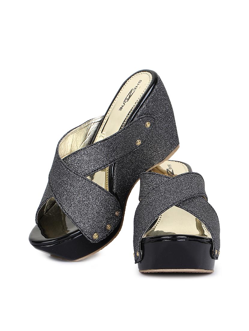 black platforms wedges - 16171060 - Zoom Image - 3