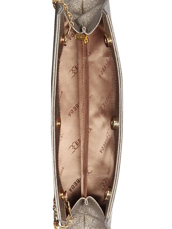 grey leatherette (pu) envelope clutch - 16171379 - Zoom Image - 3
