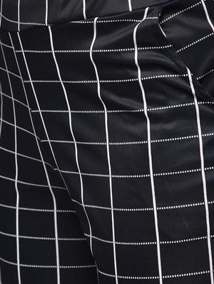 high rise checkered palazzo - 16173082 - Standard Image - 6
