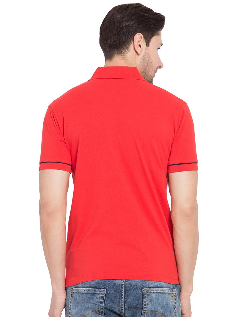 red solid t-shirt - 16173906 - Zoom Image - 3