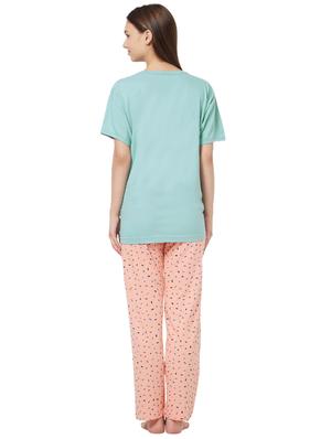 graphic print nightwear set - 16174541 - Standard Image - 3