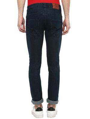 blue cotton blend plain jeans - 16174730 - Standard Image - 3